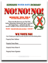 Vote NO Protest Form